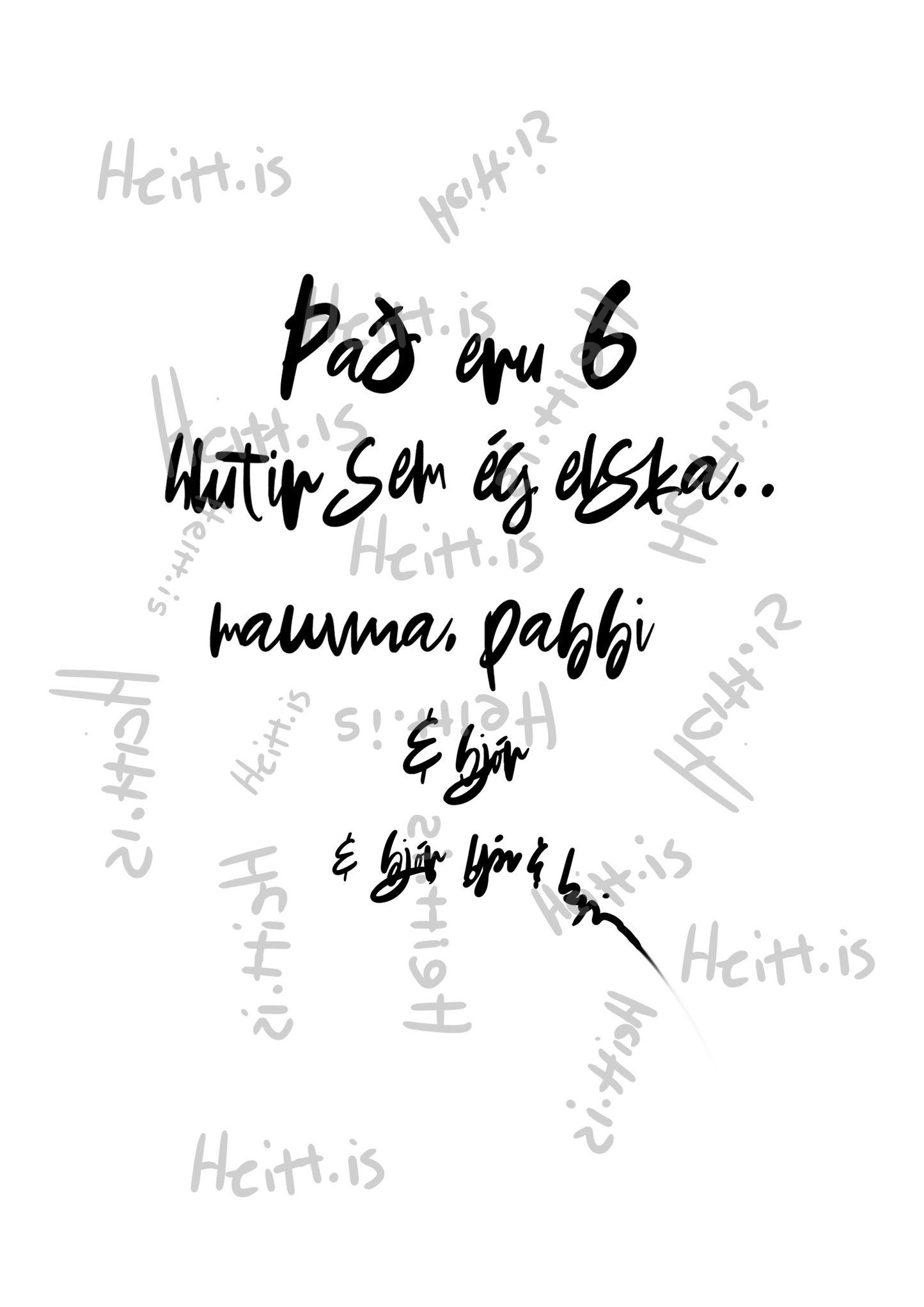 6 hlutir sem ég elska...Mamma og Pabbi og Bjór